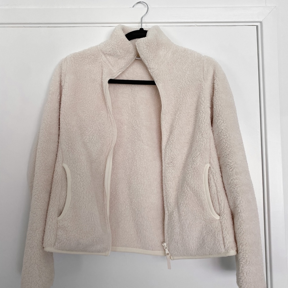 Off-White Fluffy Teddy Jacket